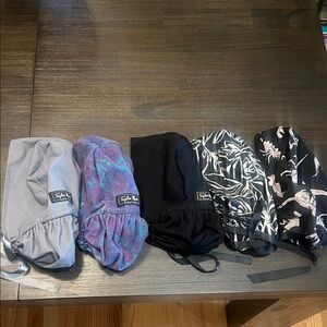 Satin Lined Scrub Hats - Ponytail Style